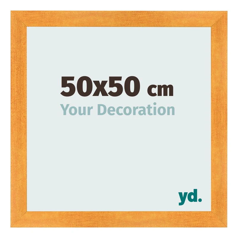 Bilderrahmen 50x50 cm - Orange - MDF - Pisa