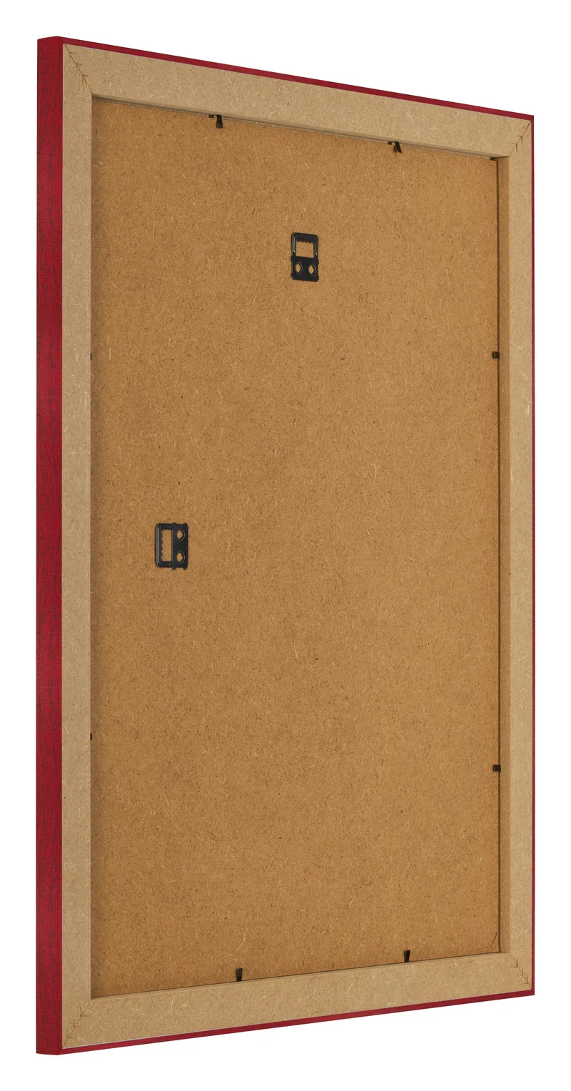 Bilderrahmen 25x30 cm - Weinrot Gewischt - MDF - Pisa