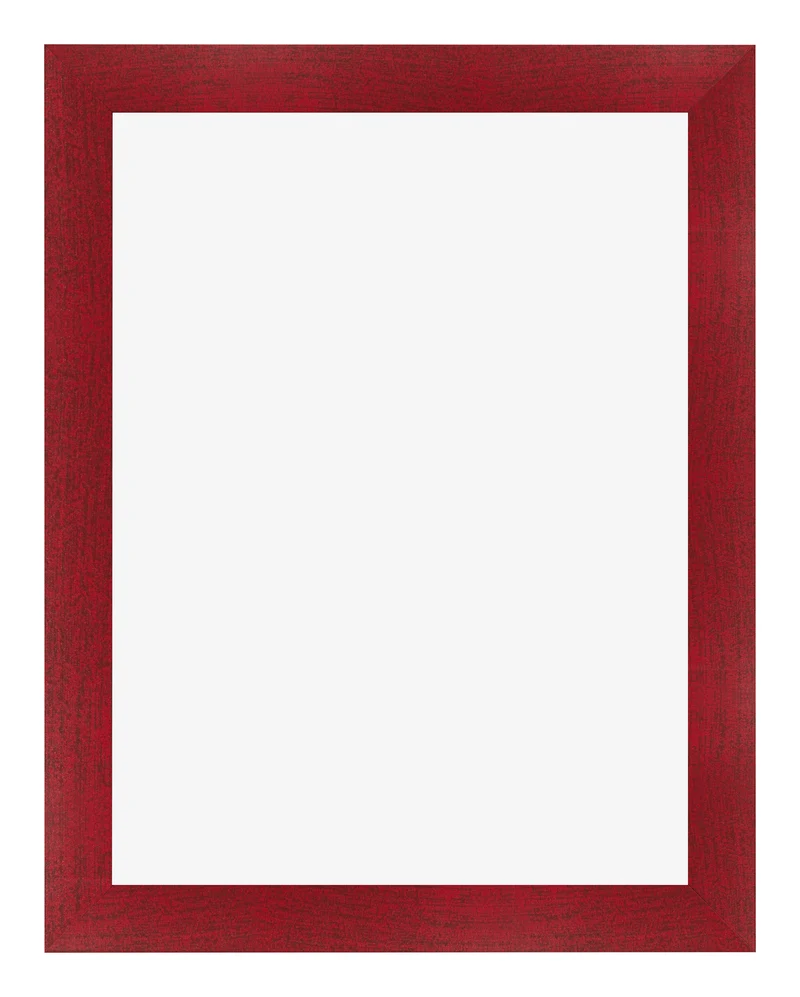 Bilderrahmen 46x61 cm - Weinrot Gewischt - MDF - Pisa