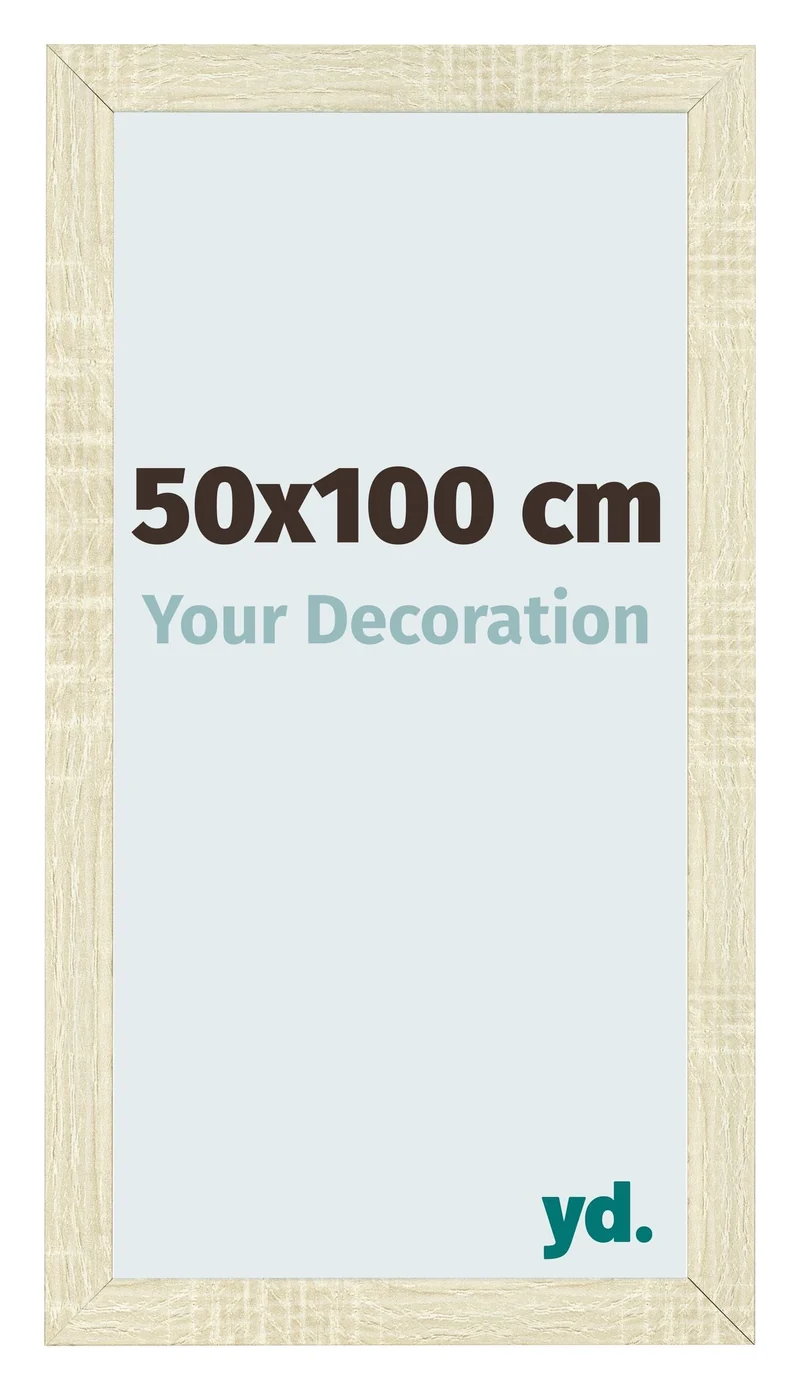 Bilderrahmen 50x100 cm - Sonoma Eiche - MDF - Pisa