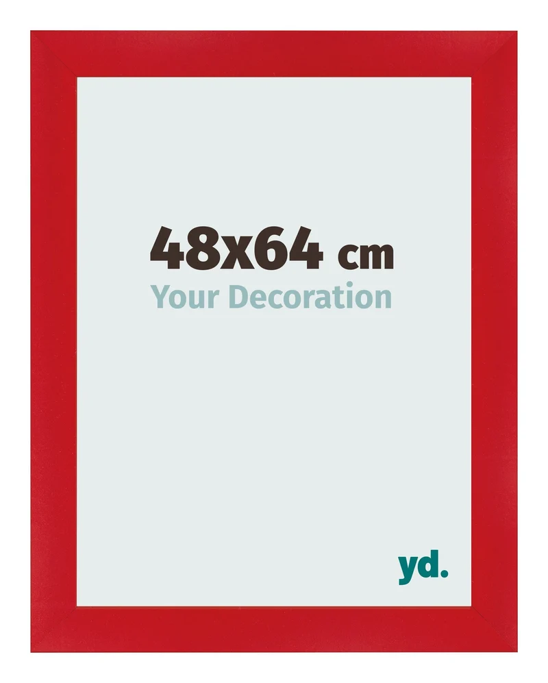 Bilderrahmen 48x64 cm - Rot - MDF - Pisa