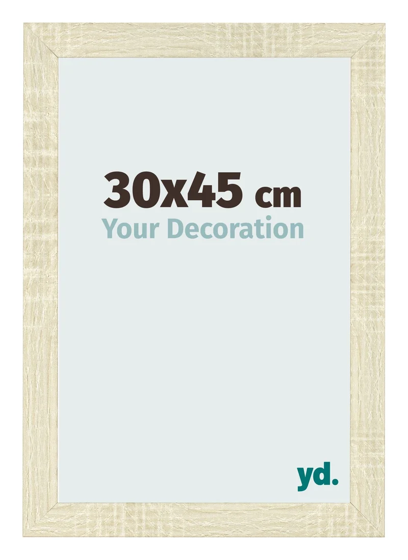 Bilderrahmen 30x45 cm - Sonoma Eiche - MDF - Pisa