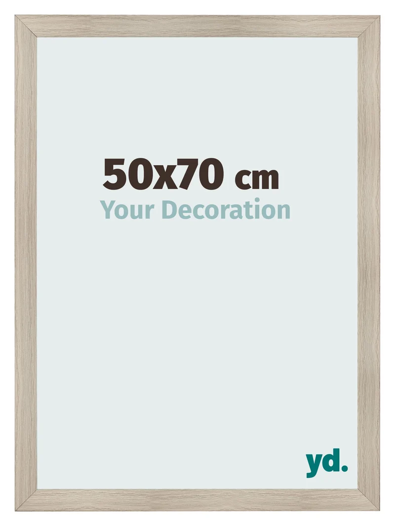 Bilderrahmen 50x70 cm - Eiche Hell - MDF - Pisa
