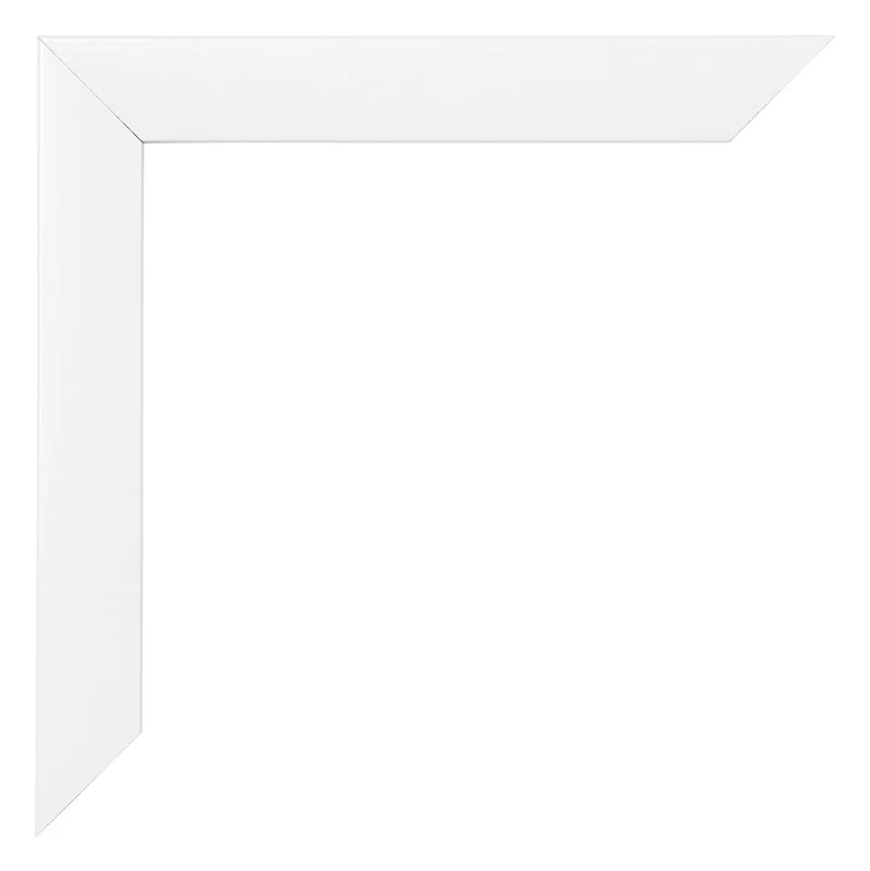 Bilderrahmen 24x32 cm - Weiß Hochglanz - MDF - Pisa