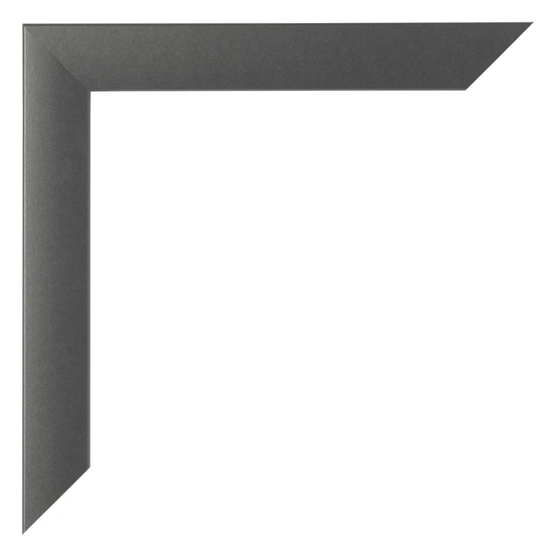 Bilderrahmen 20x60 cm - Schwarz Matt - MDF - Pisa