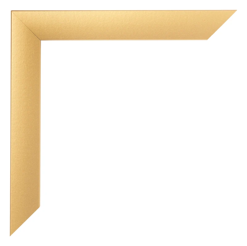 Bilderrahmen 50x65 cm - Gold Matt - MDF - Pisa