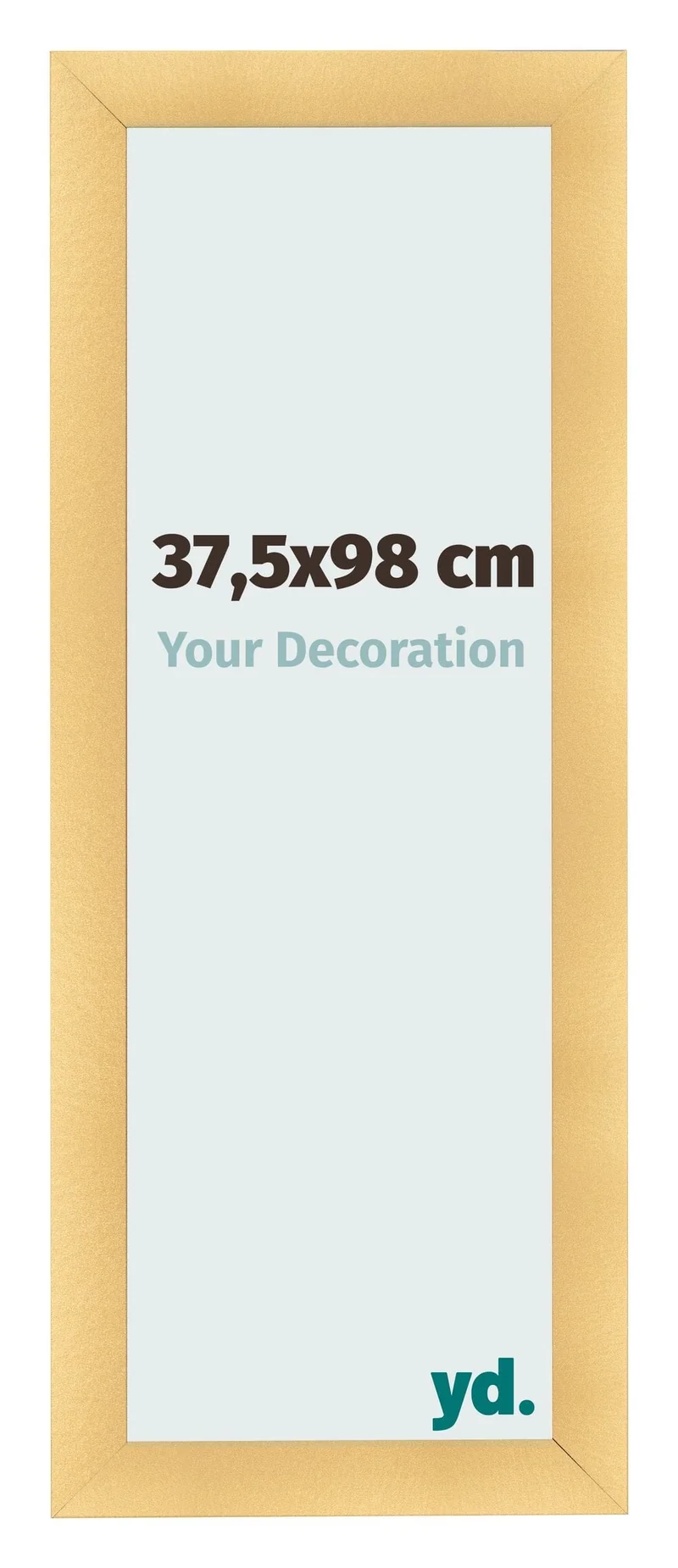 Bilderrahmen 37,5x98 cm - Gold Matt - MDF - Pisa