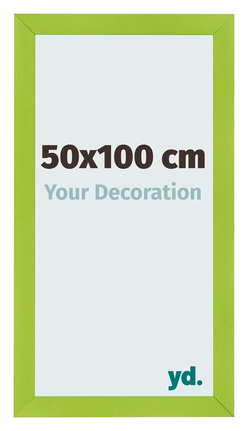Bilderrahmen 50x100 cm - Grün - MDF - Pisa