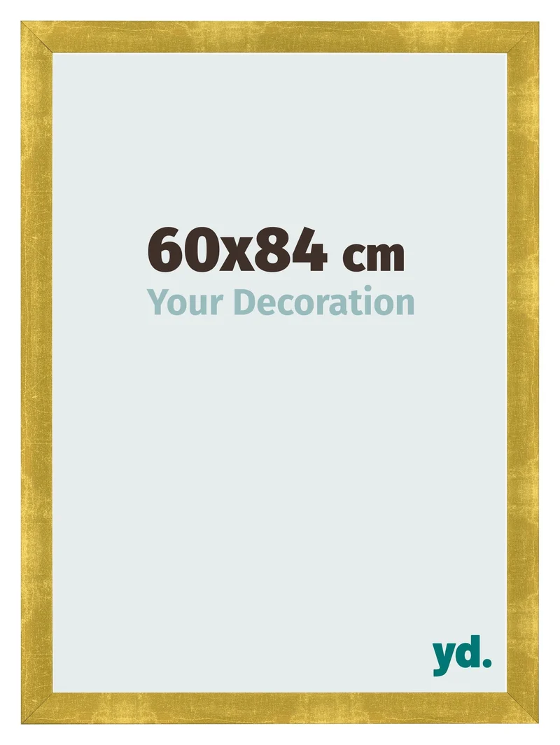 Bilderrahmen 60x84 cm - Gold Vintage - MDF - Pisa