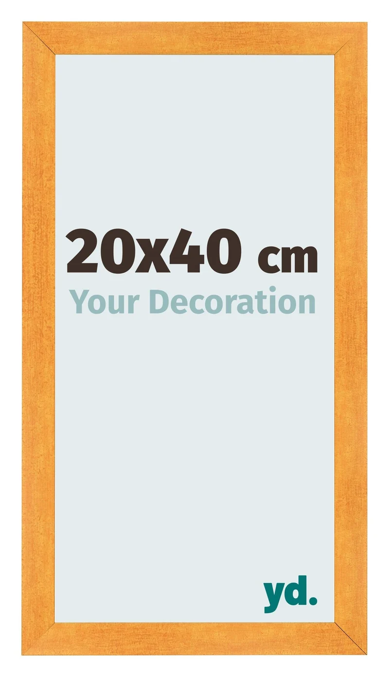 Bilderrahmen 20x40 cm - Orange - MDF - Pisa