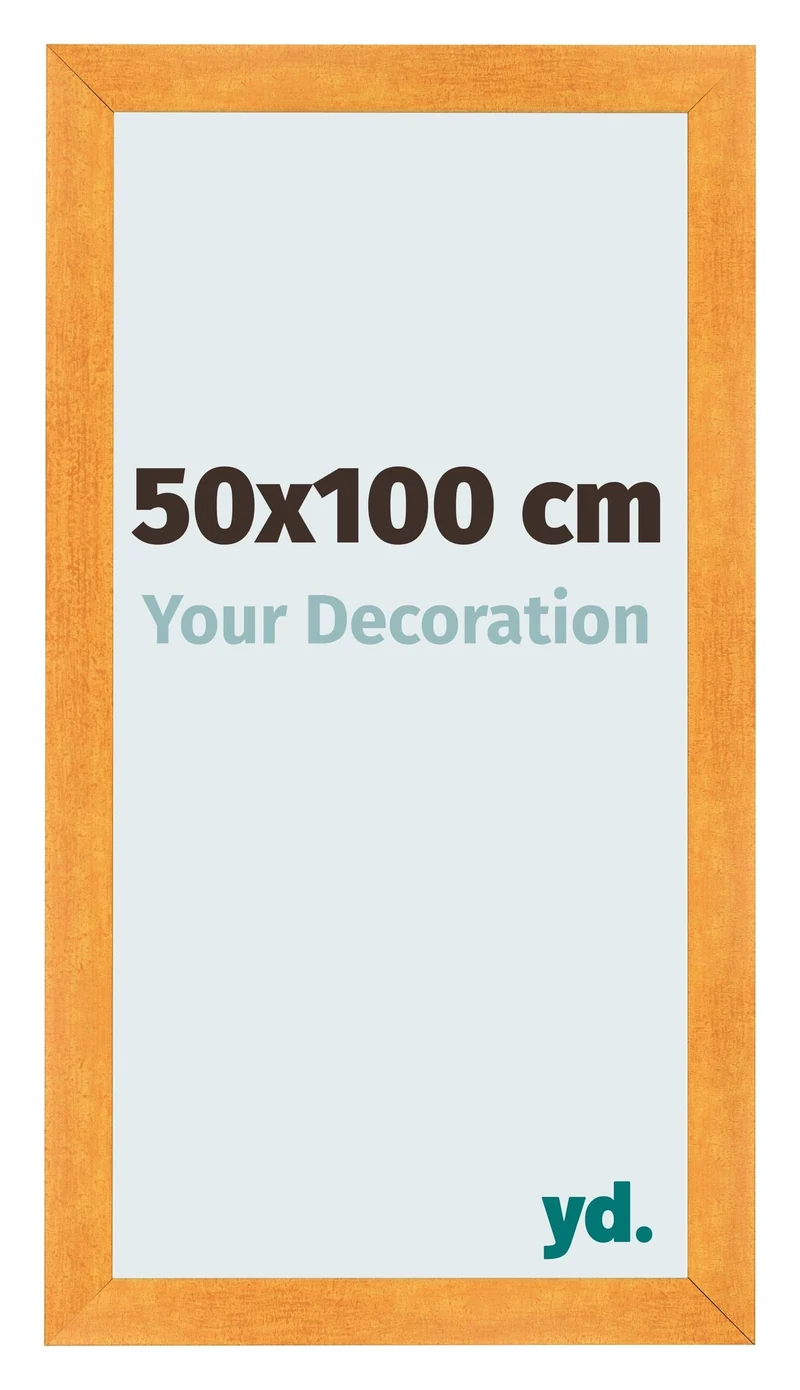 Bilderrahmen 50x100 cm - Orange - MDF - Pisa
