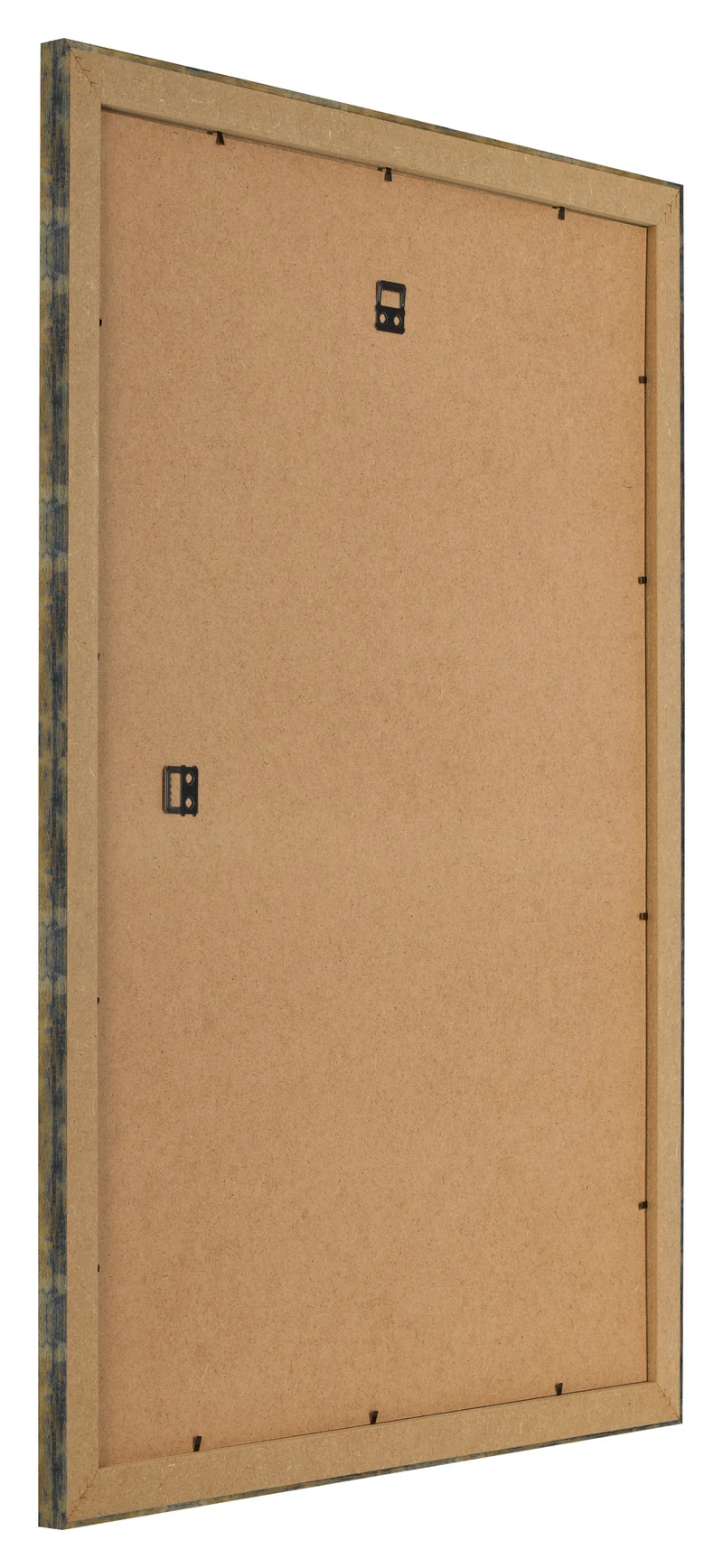 Bilderrahmen 48x67 cm - Blau Gold Meliert - MDF - Pisa