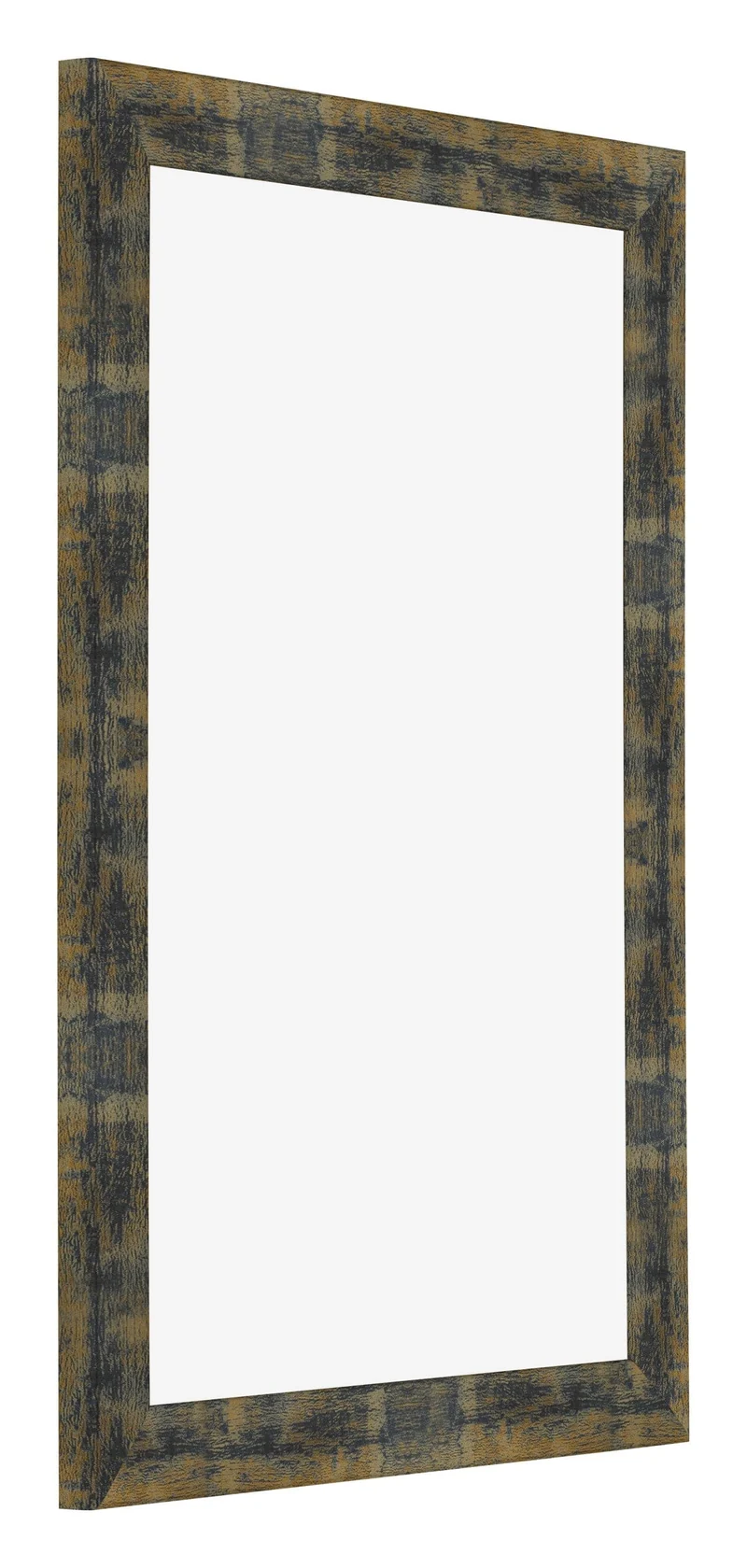 Bilderrahmen 20x30 cm - Blau Gold Meliert - MDF - Pisa