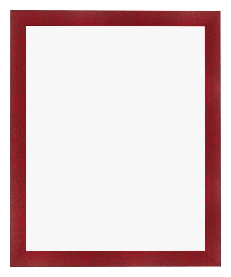 Bilderrahmen 35x45 cm - Weinrot Gewischt - MDF - Pisa