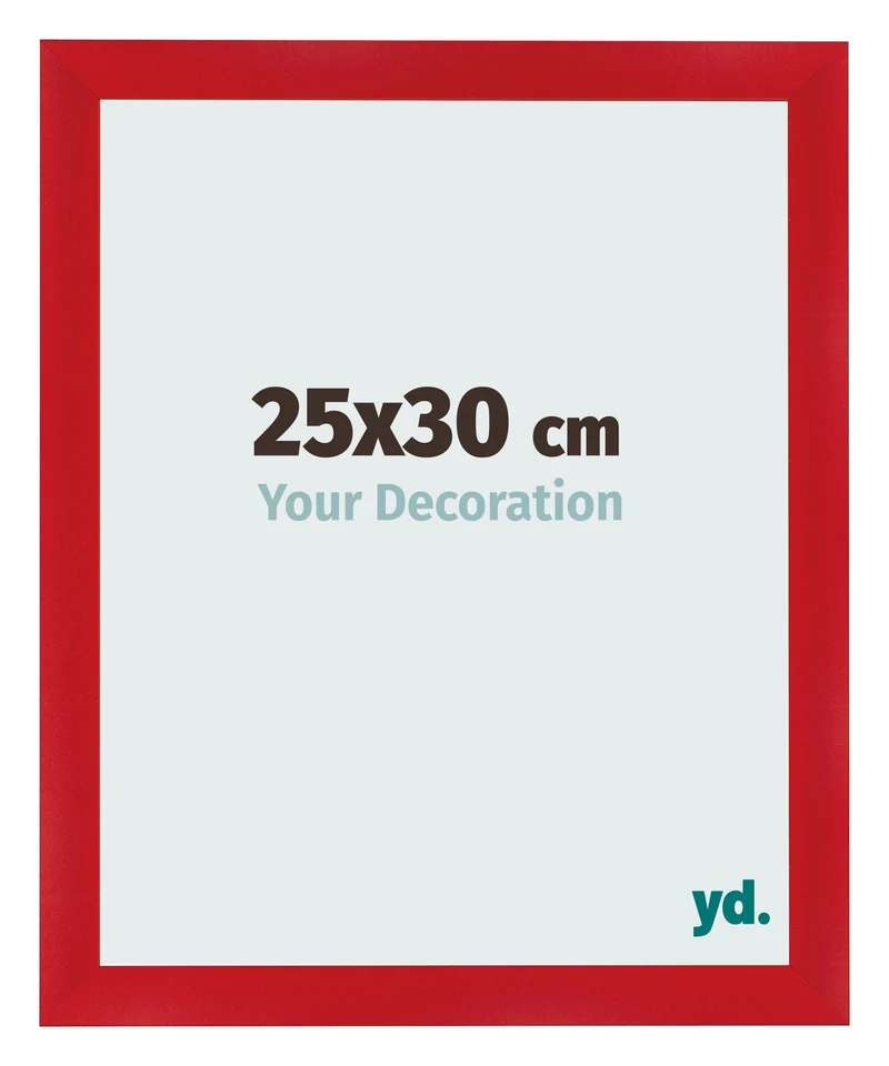 Bilderrahmen 25x30 cm - Rot - MDF - Pisa