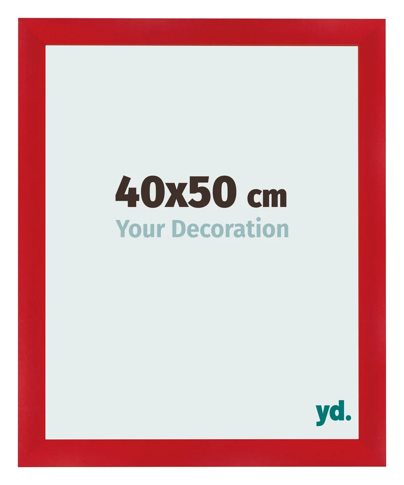 Bilderrahmen 40x50 cm - Rot - MDF - Pisa
