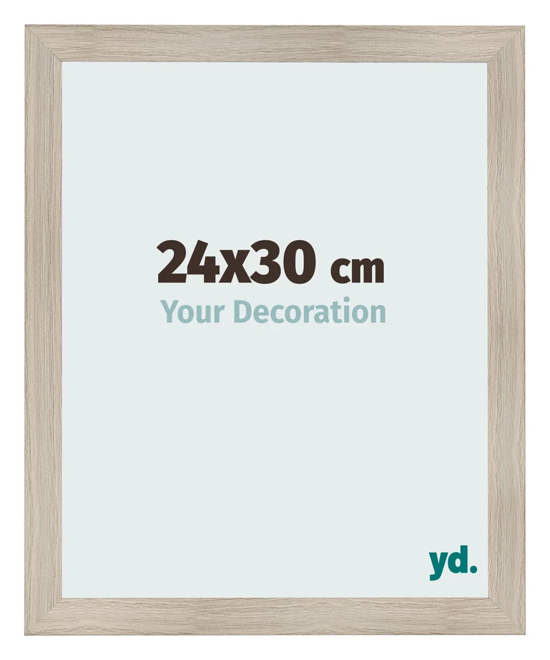 Bilderrahmen 24x30 cm - Eiche Hell - MDF - Pisa