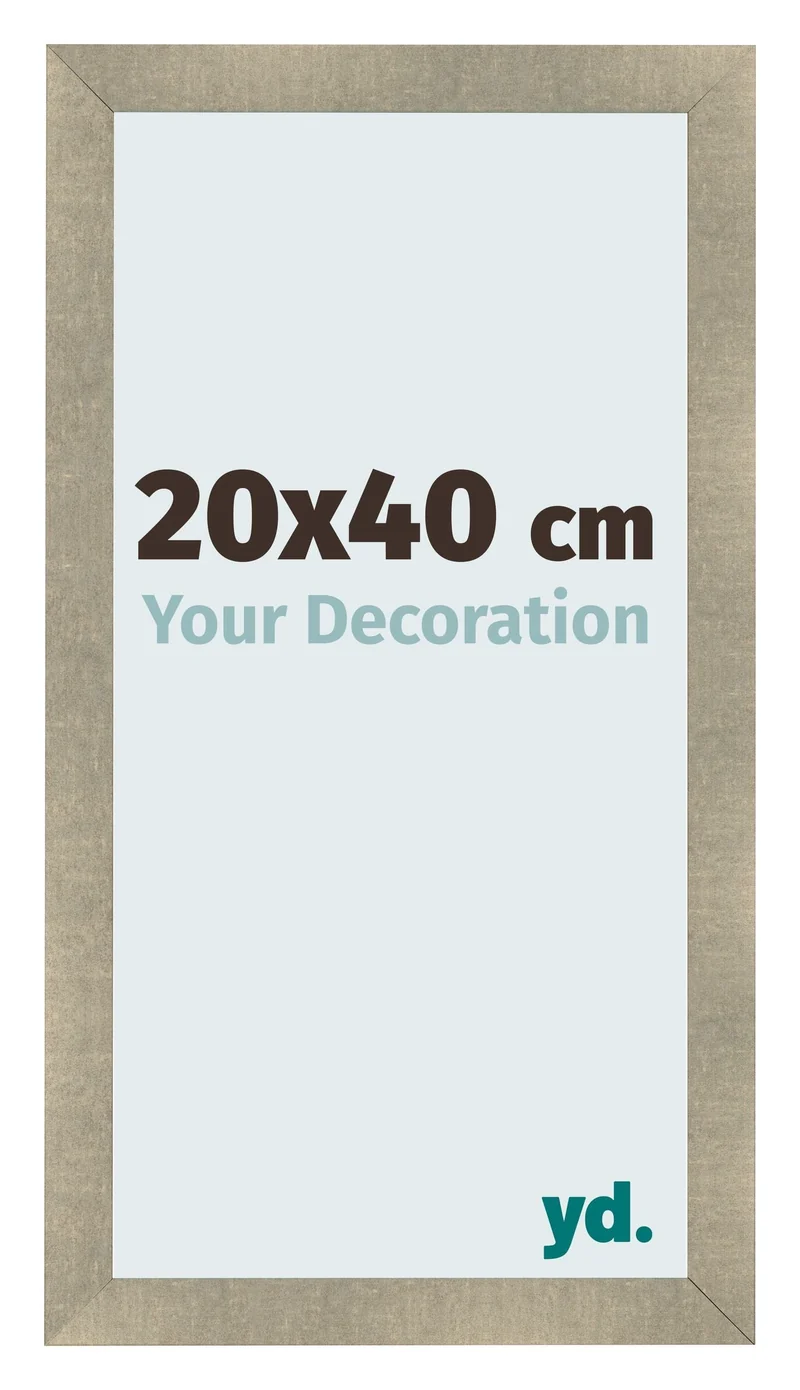 Bilderrahmen 20x40 cm - Gold Antik - MDF - Pisa