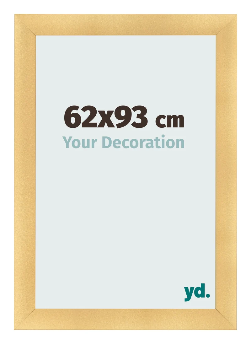 Bilderrahmen 62x93 cm - Gold Matt - MDF - Pisa