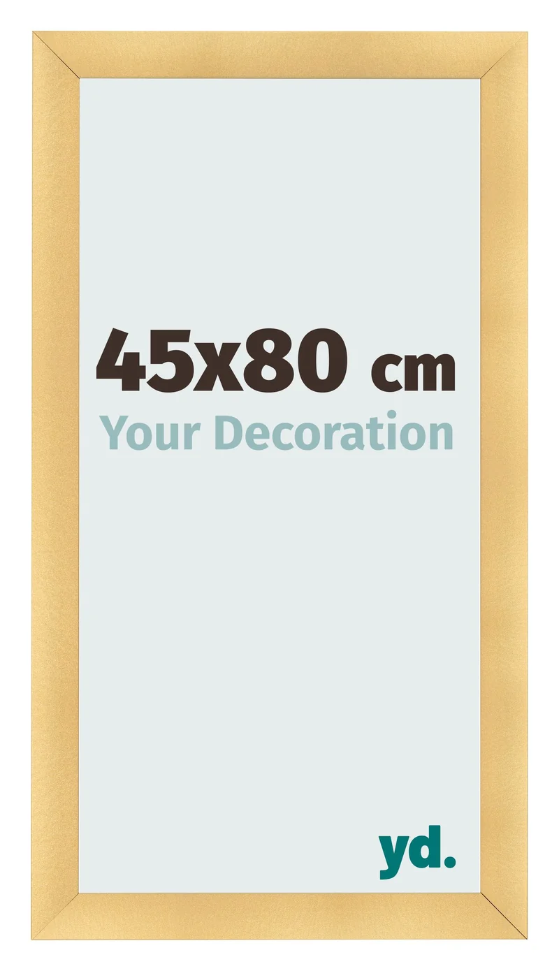 Bilderrahmen 45x80 cm - Gold Matt - MDF - Pisa