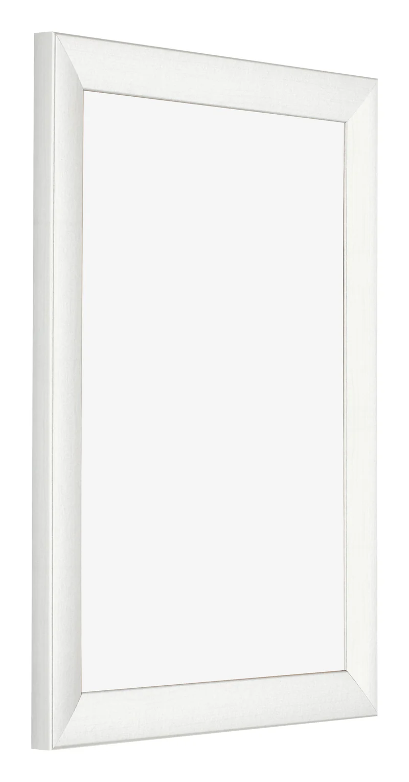 Bilderrahmen 75x98 cm - Weiß Gemasert - MDF - Pisa
