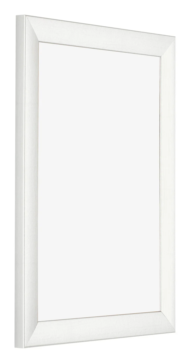 Bilderrahmen 75x100 cm - Weiß Gemasert - MDF - Pisa