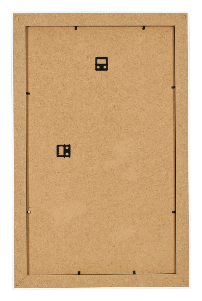 Bilderrahmen 30x50 cm - Weiß Gemasert - MDF - Pisa