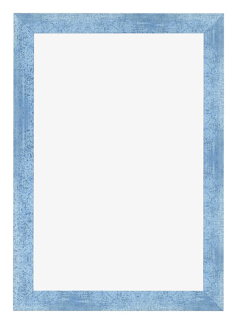 Bilderrahmen 32x45 cm - Hellblau Gewischt - MDF - Pisa