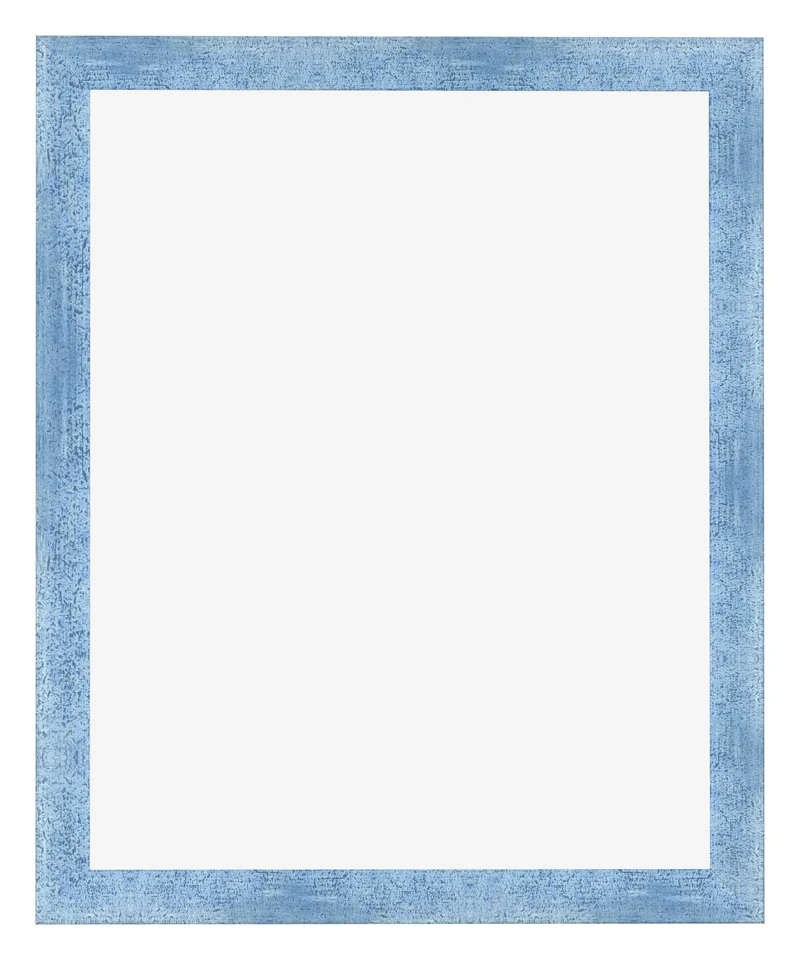 Bilderrahmen 25x30 cm - Hellblau Gewischt - MDF - Pisa