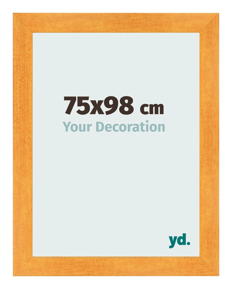 Bilderrahmen 75x98 cm - Orange - MDF - Pisa