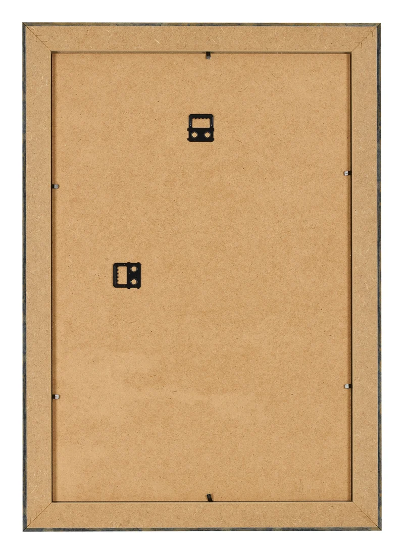 Bilderrahmen 50x75 cm - Blau Gold Meliert - MDF - Pisa