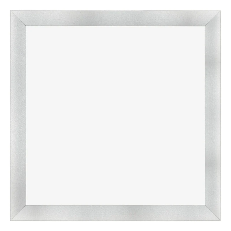 Bilderrahmen 40x40 cm - Aluminium Gebürstet - MDF - Pisa
