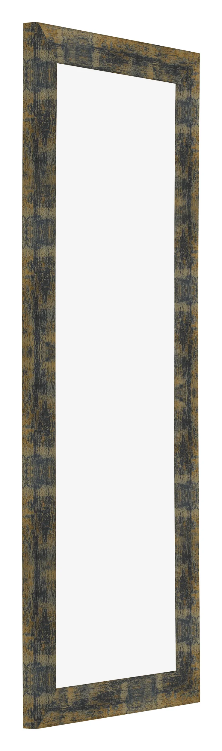 Bilderrahmen 25x75 cm - Blau Gold Meliert - MDF - Pisa