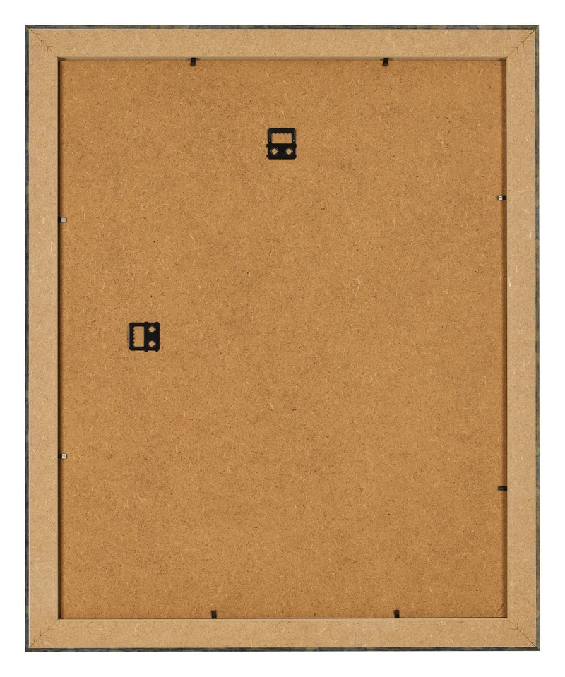 Bilderrahmen 36x49 cm - Blau Gold Meliert - MDF - Pisa