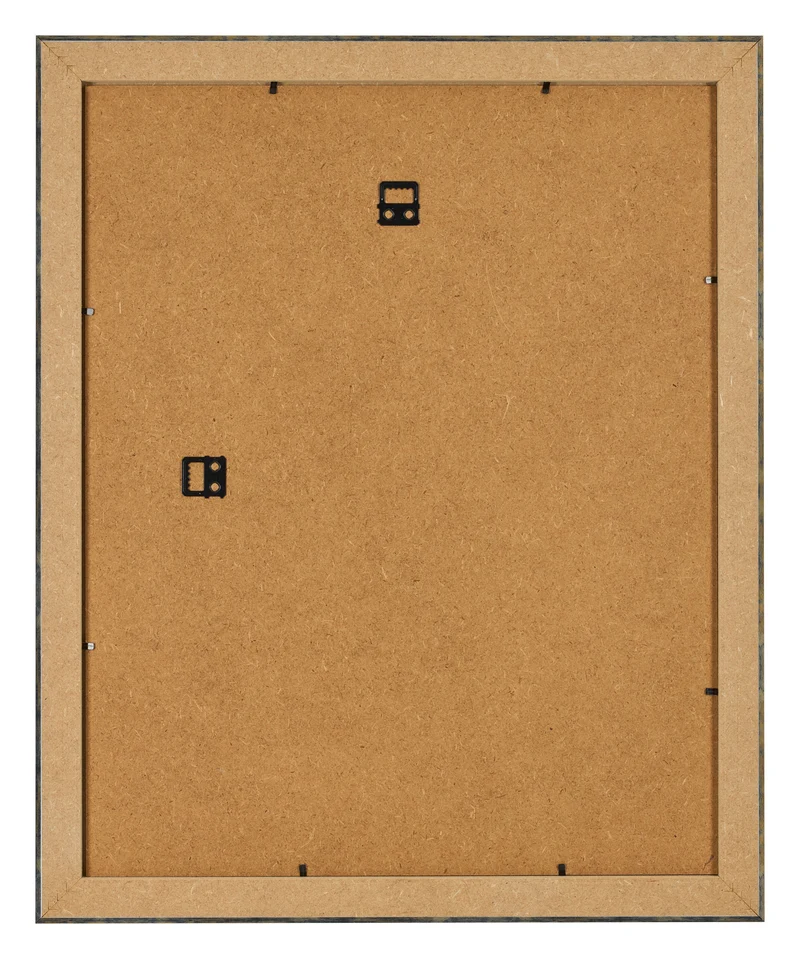Bilderrahmen 50x65 cm - Blau Gold Meliert - MDF - Pisa