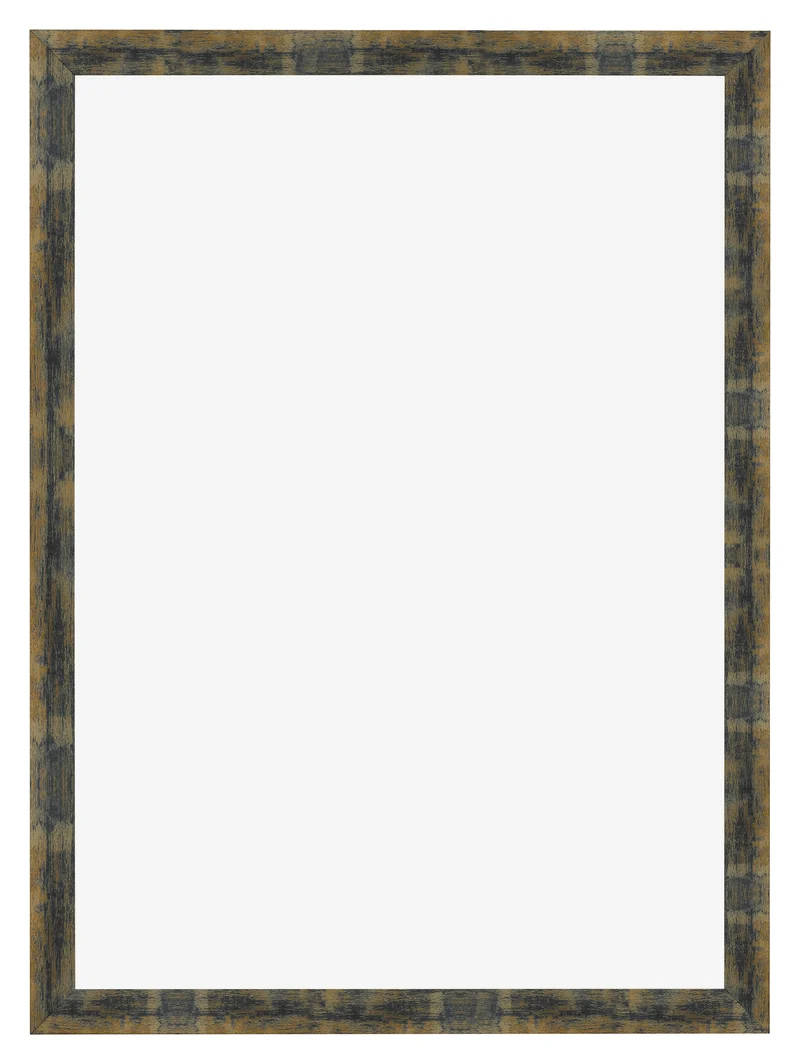 Bilderrahmen A2 - 42x59,4 cm - Blau Gold Meliert - MDF - Pisa