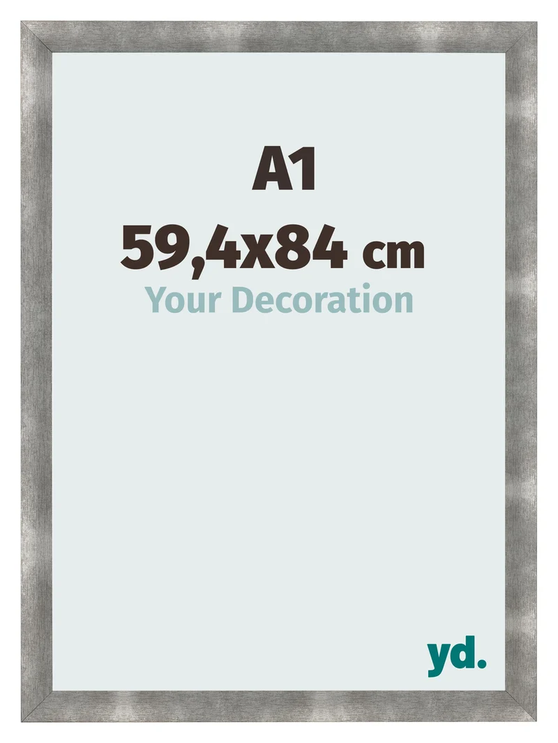 Bilderrahmen A1 - 59,4x84 cm - Metall Vintage - MDF - Pisa