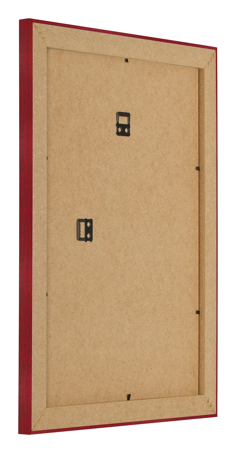 Bilderrahmen 60x80 cm - Weinrot Gewischt - MDF - Pisa