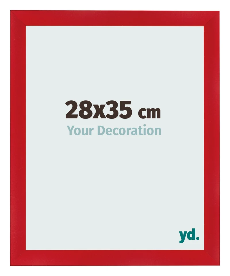 Bilderrahmen 28x35 cm - Rot - MDF - Pisa