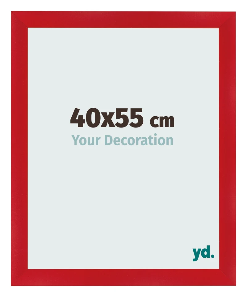 Bilderrahmen 40x55 cm - Rot - MDF - Pisa