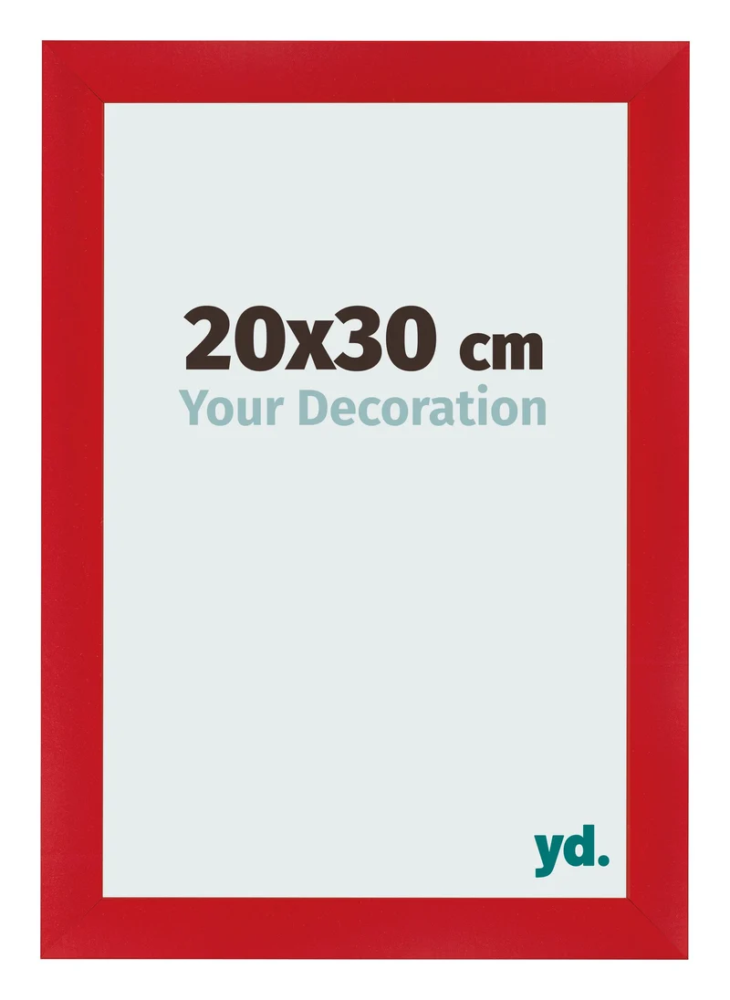 Bilderrahmen 20x30 cm - Rot - MDF - Pisa