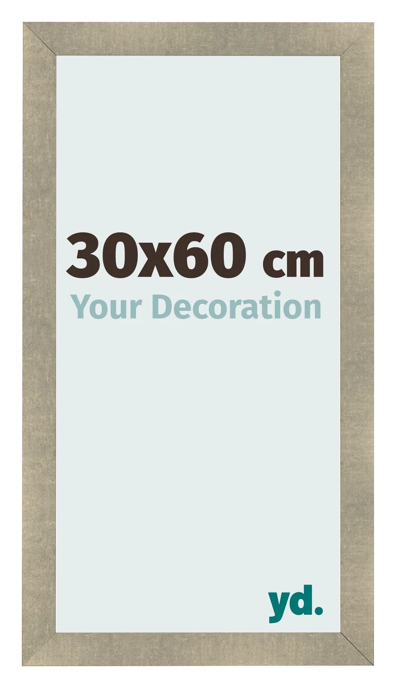 Bilderrahmen 30x60 cm - Gold Antik - MDF - Pisa