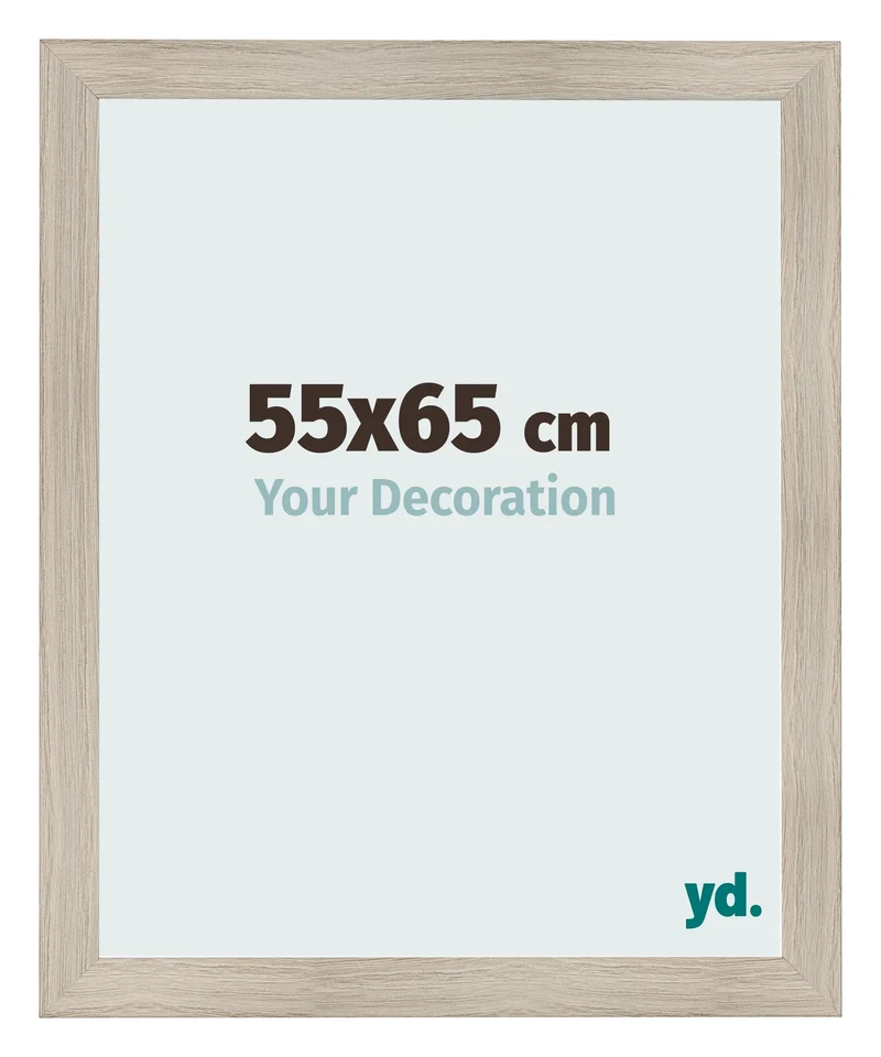 Bilderrahmen 55x65 cm - Eiche Hell - MDF - Pisa