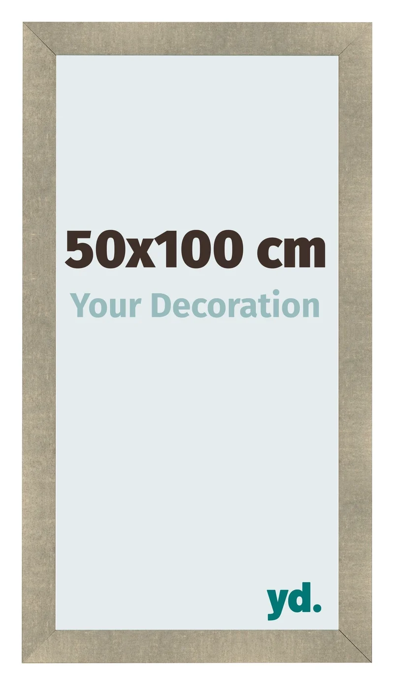 Bilderrahmen 50x100 cm - Gold Antik - MDF - Pisa