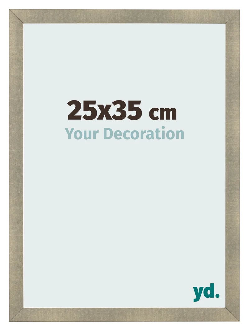 Bilderrahmen 25x35 cm - Gold Antik - MDF - Pisa