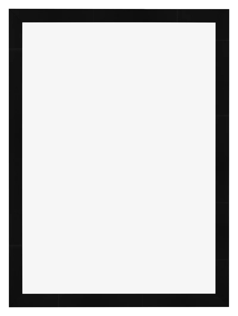 Bilderrahmen 68x98 cm - Schwarz Hochglanz - MDF - Pisa