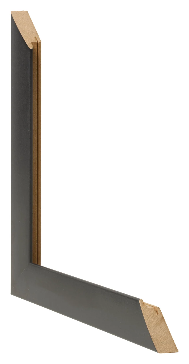 Bilderrahmen 20x30 cm - Schwarz Matt - MDF - Pisa