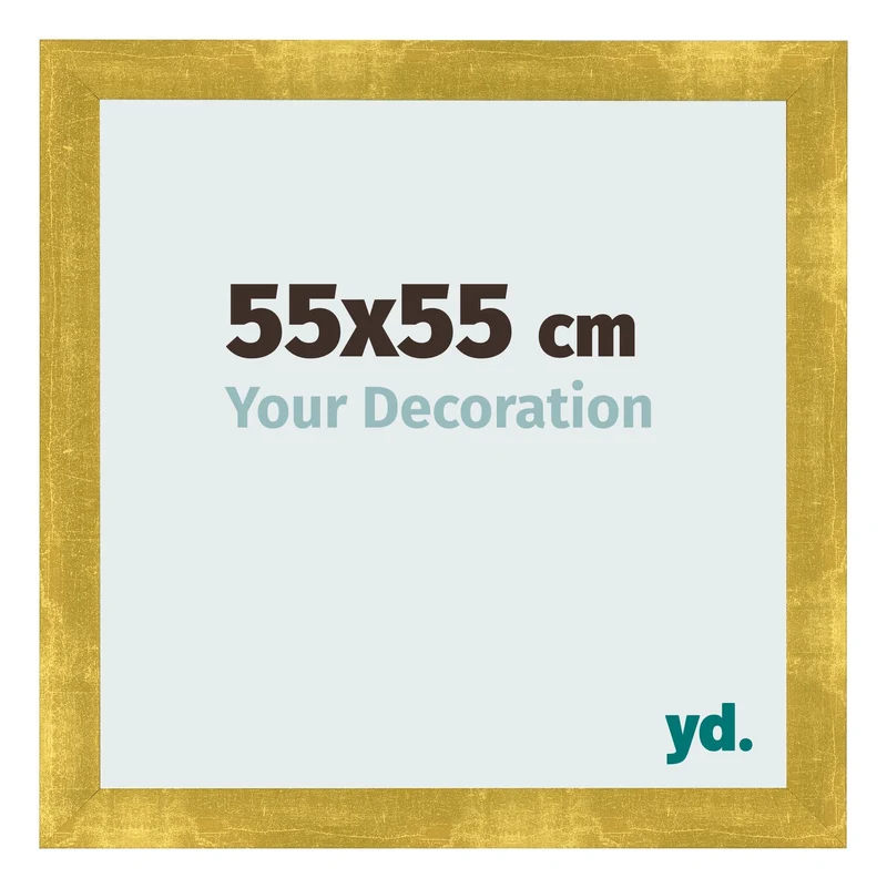 Bilderrahmen 55x55 cm - Gold Vintage - MDF - Pisa
