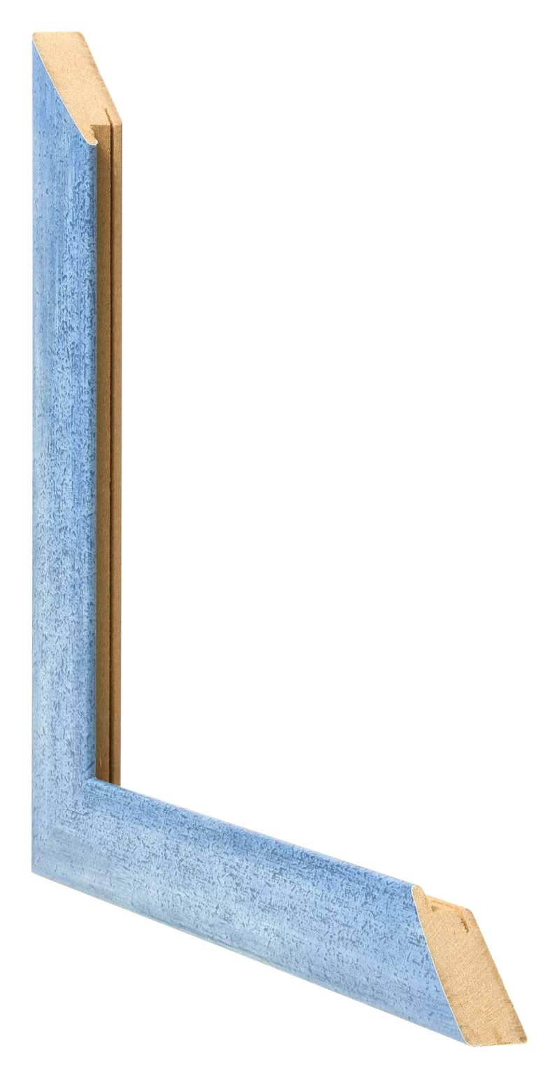 Bilderrahmen 20x30 cm - Hellblau Gewischt - MDF - Pisa