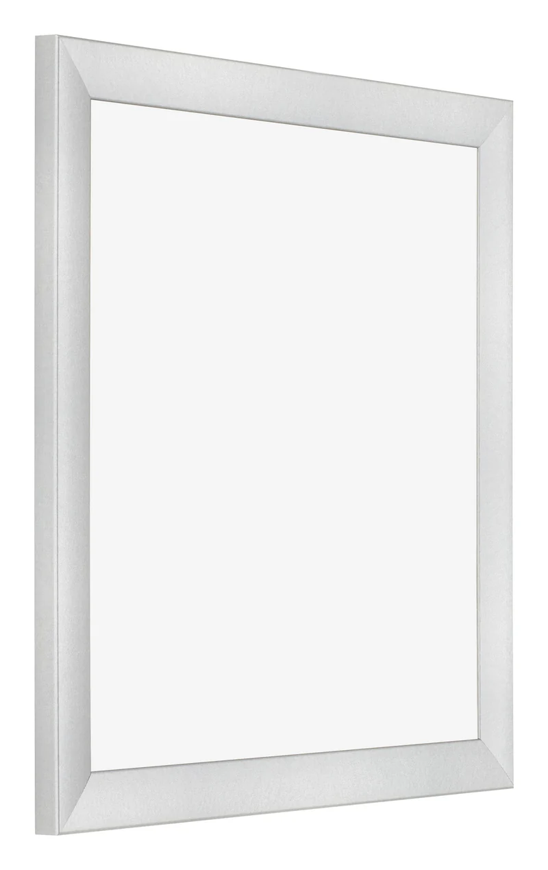 Bilderrahmen 40x40 cm - Silber Matt - MDF - Pisa